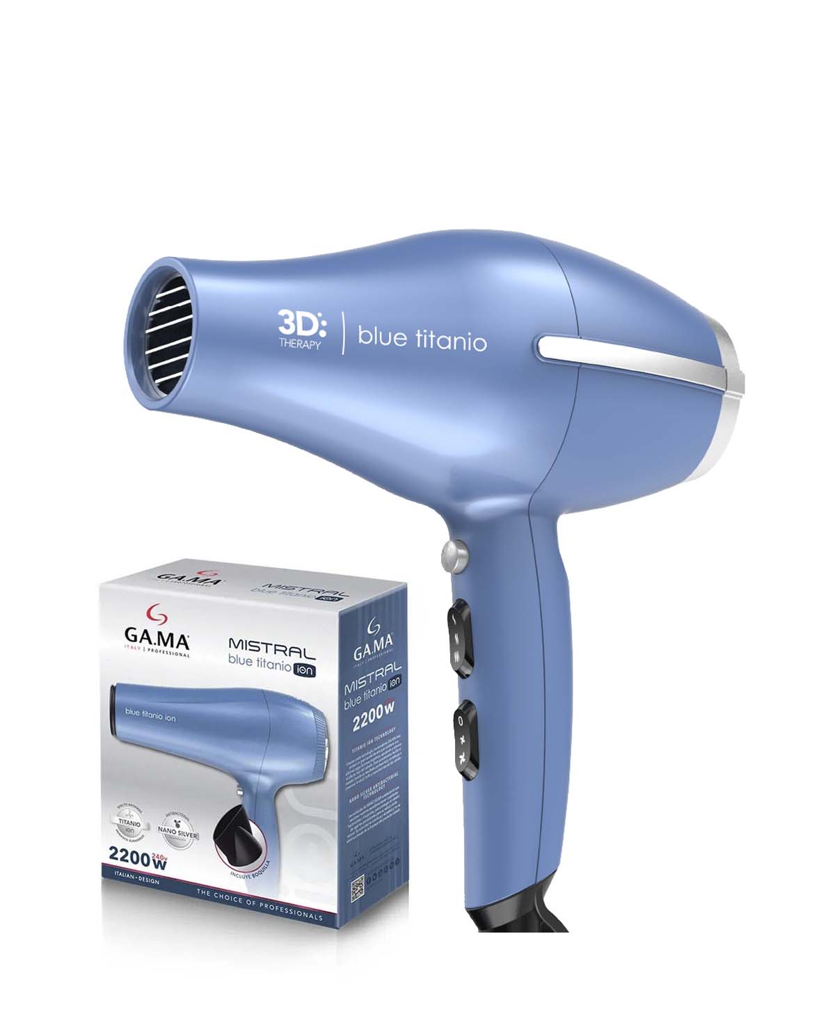 Secador de Cabello Gama Mistral Blue Titanium